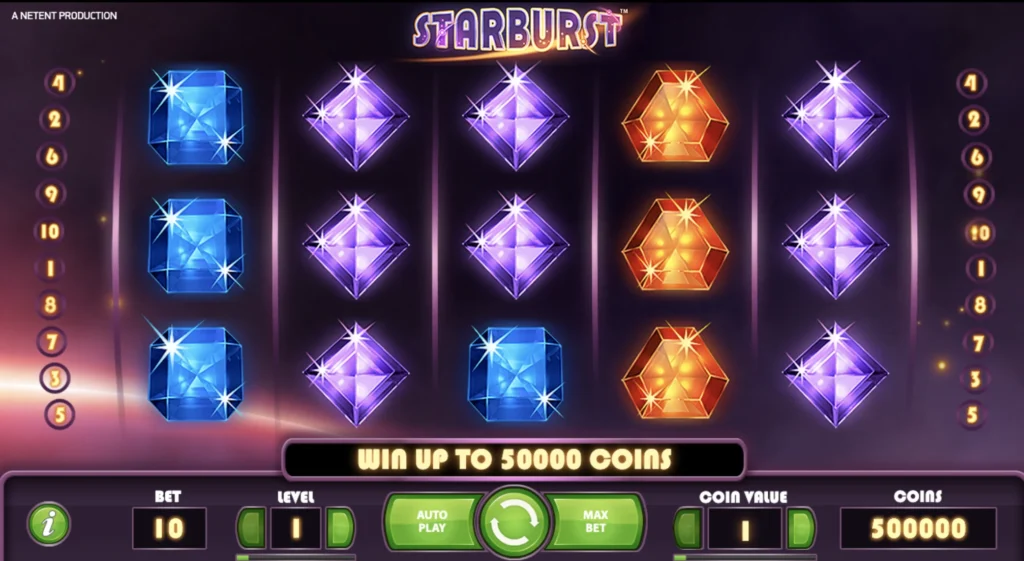 Як грати в ігровий автомат Starburst